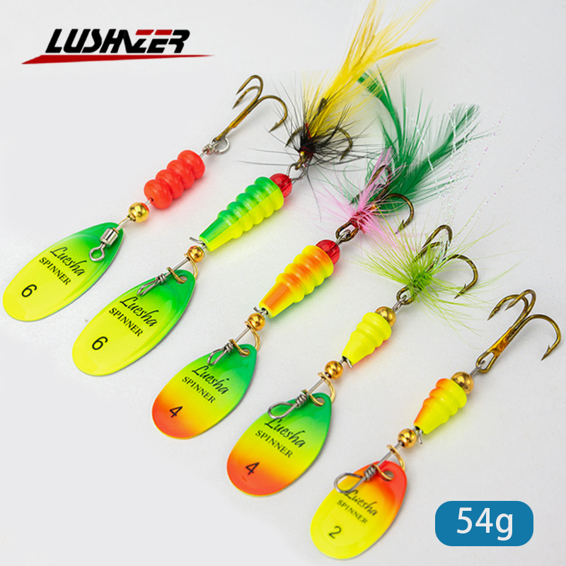 Fishing Hook Treble - LUSHAZER 5 adet/grup Spinner Yem Balıkçılık