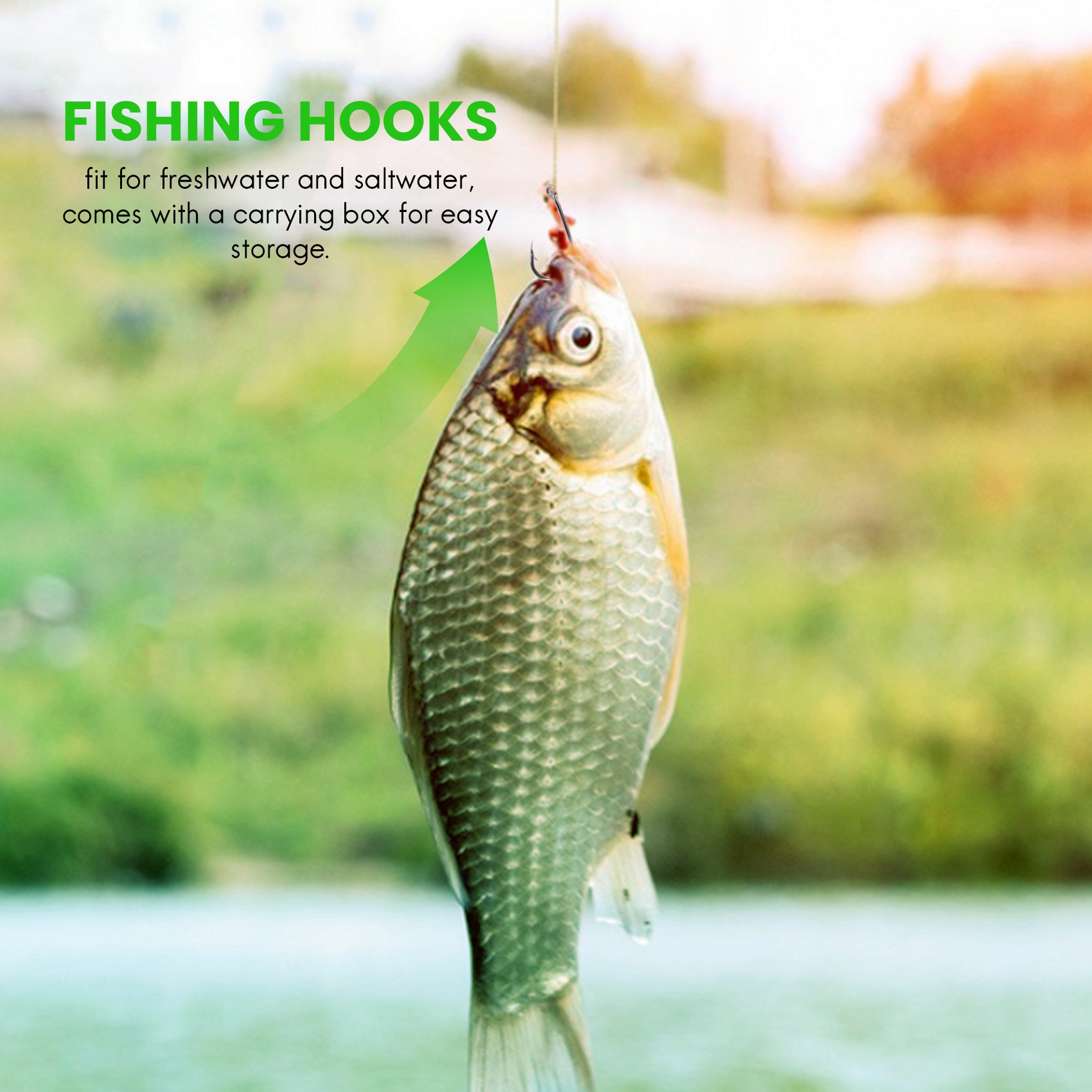 Fishing Hook Size - Yeni gelen 500 Adet/Set Karışık Boyut