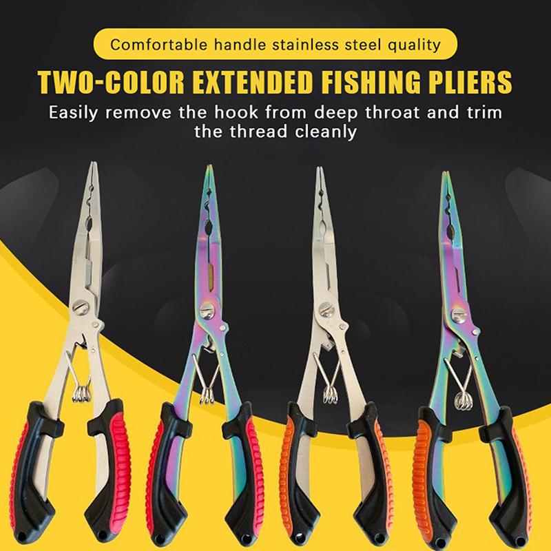 Fishing Hook Sharpener - Paslanmaz Çelik Uzatılmış Balıkçılık Pensesi, Kaymaz