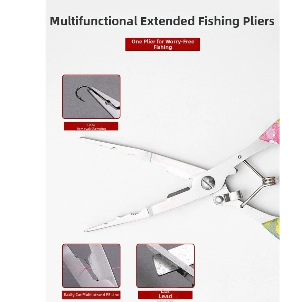 3CR13 Çelik Balıkçılık Pensesi - Fishing Hook Size incelemesi ve fiyatı