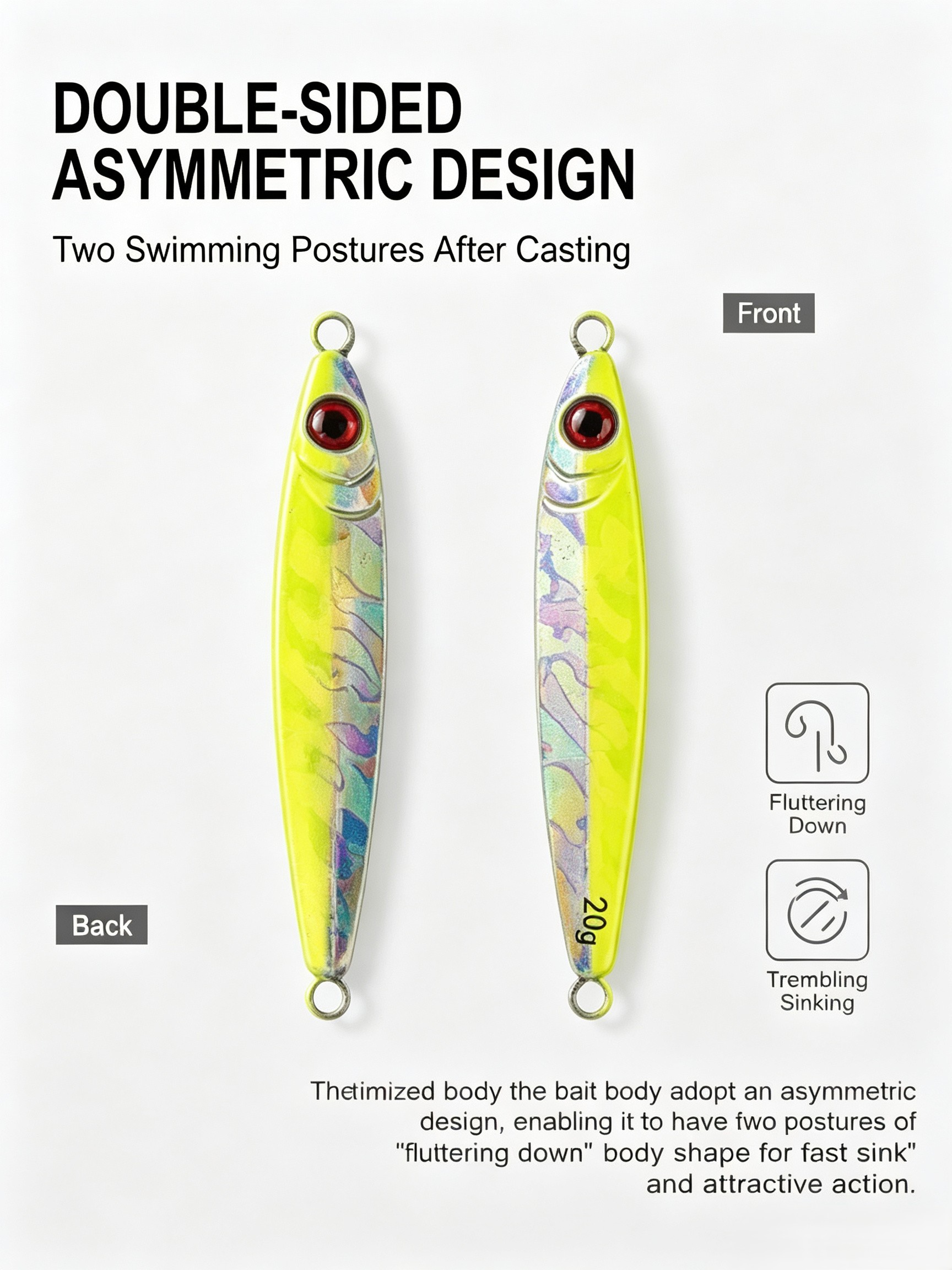 3 Parça Metal Jig Yem Seti Asi - Fishing Hook Treble incelemesi ve fiyatı